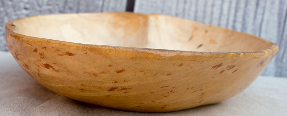 Old Swedish wooden bowl from Sami