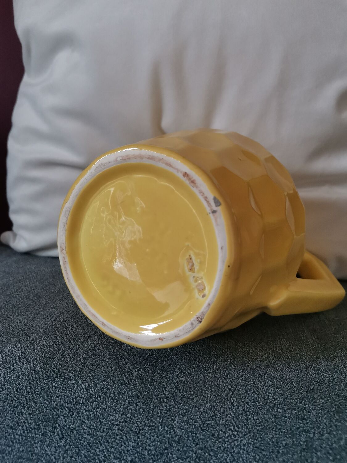 Yellow bee pitcher