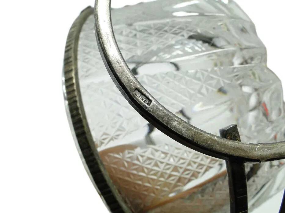 AGT Sugar Bowl, mid-century modern, transparent glass