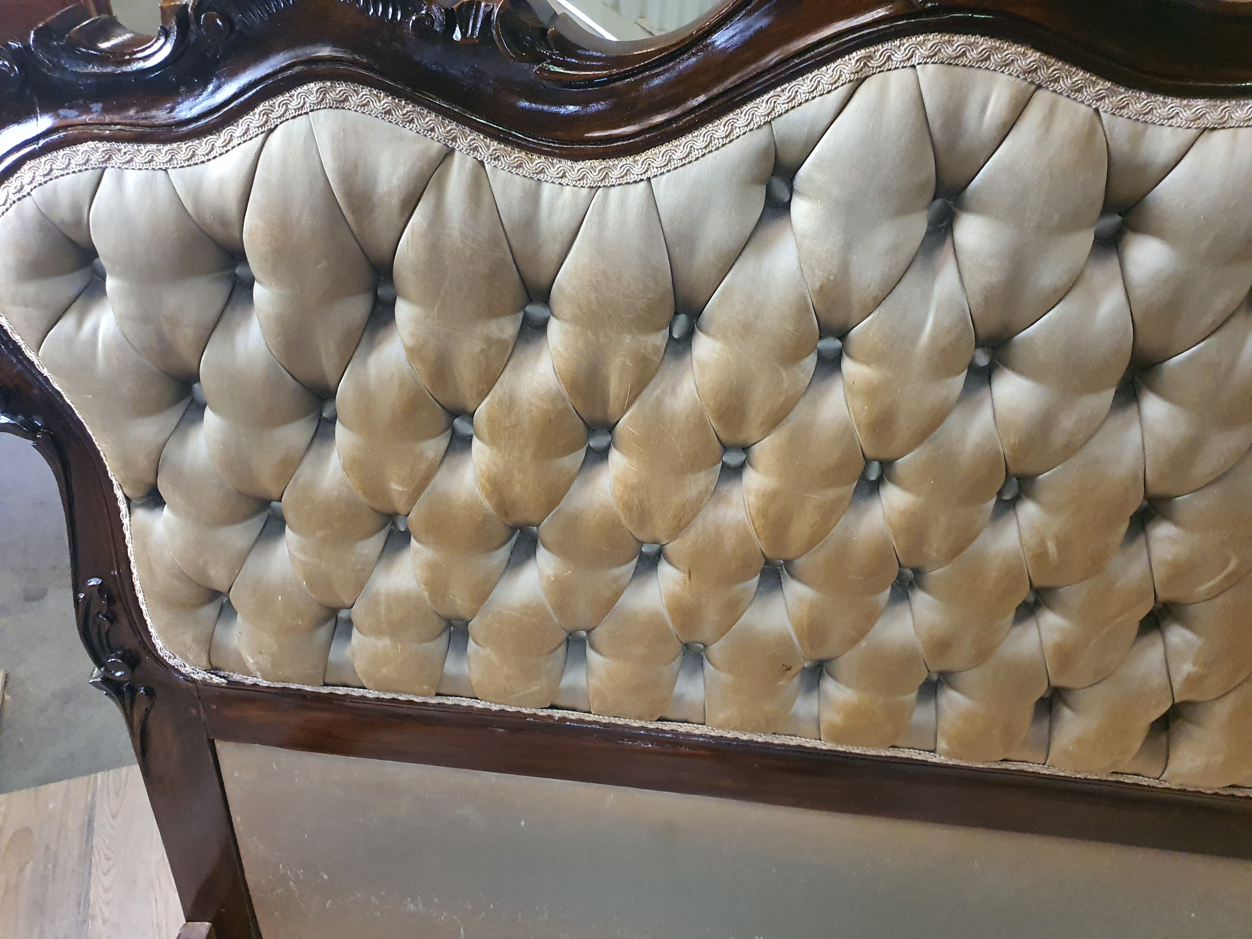 Baroque double bed - 20th century