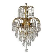 Chandelier with cascading pendants