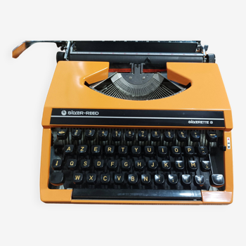 Silver Reed Silverette S Typewriter Orange