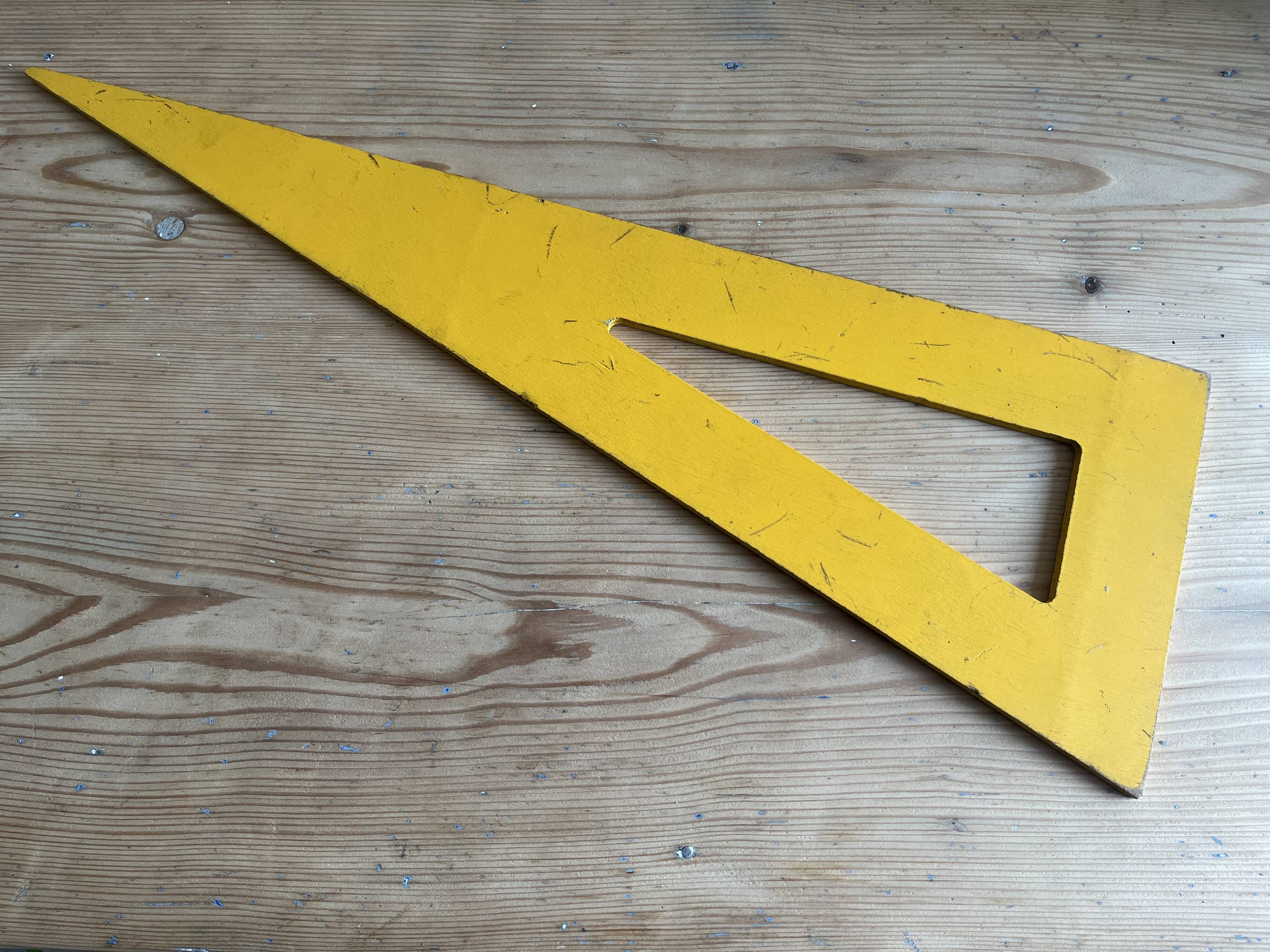 Vintage wooden school square