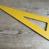 Vintage wooden school square