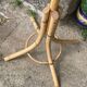 Porte manteau perroquet en rotin 70’
