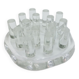 Vintage glass trivet