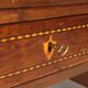 Antique writing desk in walnut, Italy, 20th century