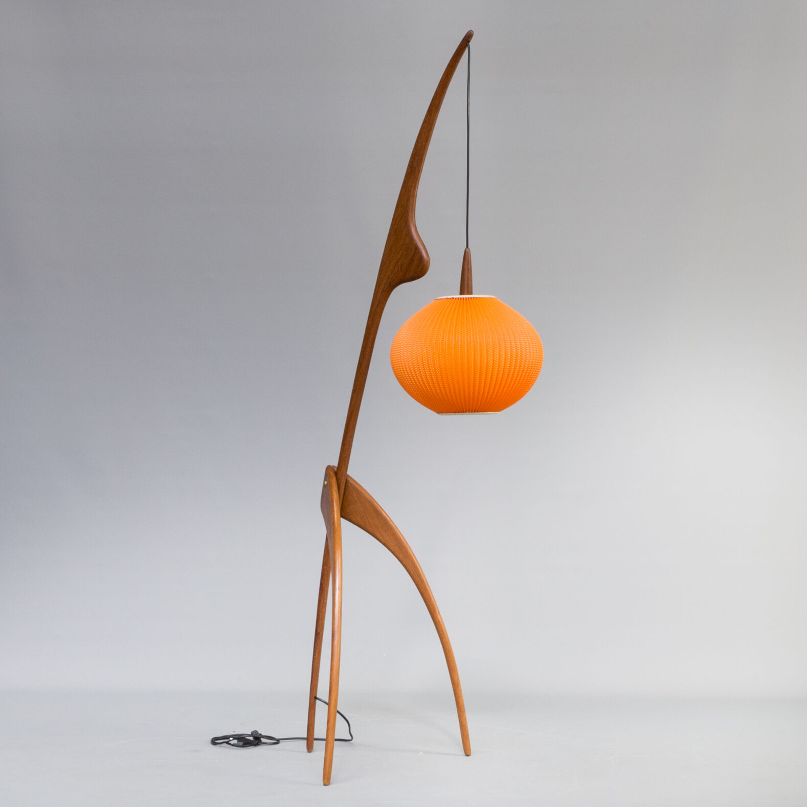 Lampadaire Jean Rispal 'Praying Mantis' pour Rispal France, 1950
