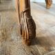 Louis XV style coffee table in beech and walnut hand-carved Circa 1870