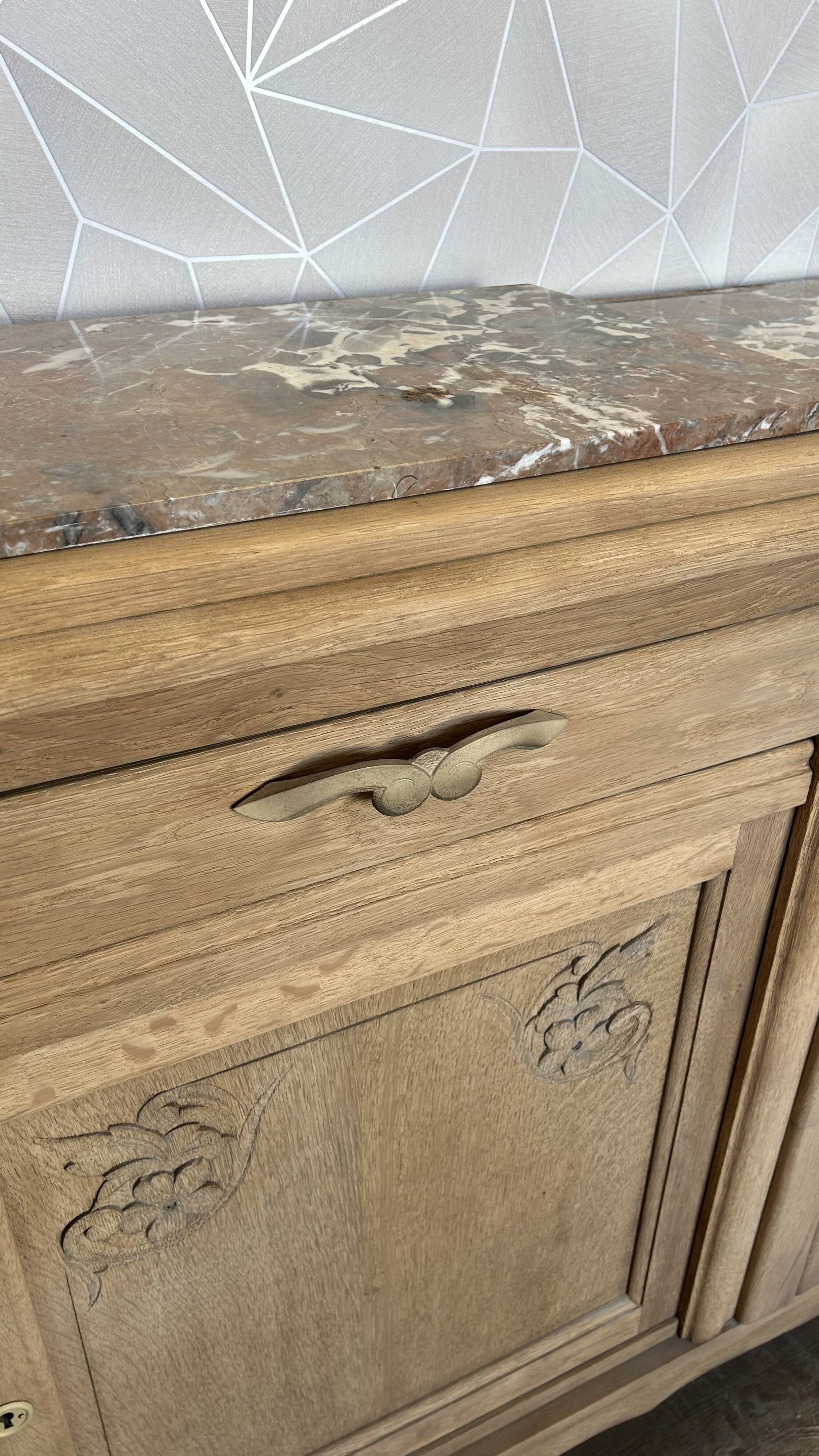 1950s Art Deco airbrushed sideboard