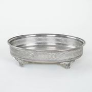 Silver platter, Italian design, 1970s, made in Italy