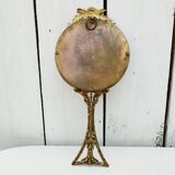 Mirror face to hand gilded bronze knot ribbon