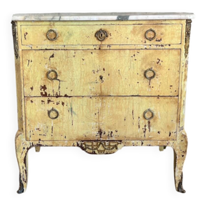Commode patinée