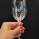 10 Verres A Vin Cristal D'Arques Modèle Fleury Taillé Flamépis