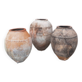 Jars or "tinajas", Spain, 18th century (Set of 3)