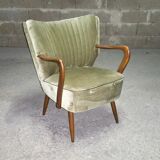 Chair vintage green 50-60 years