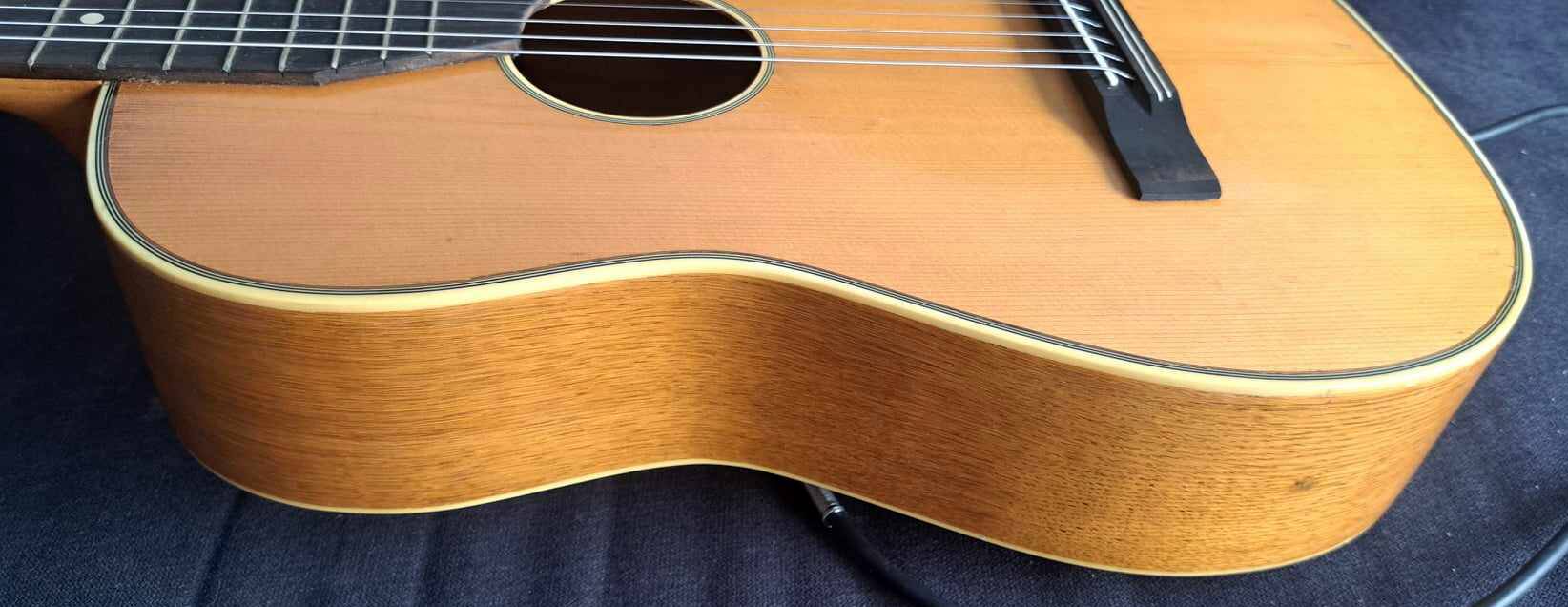 Harmony folk/blues guitar parlor electro-acoustic 1960s