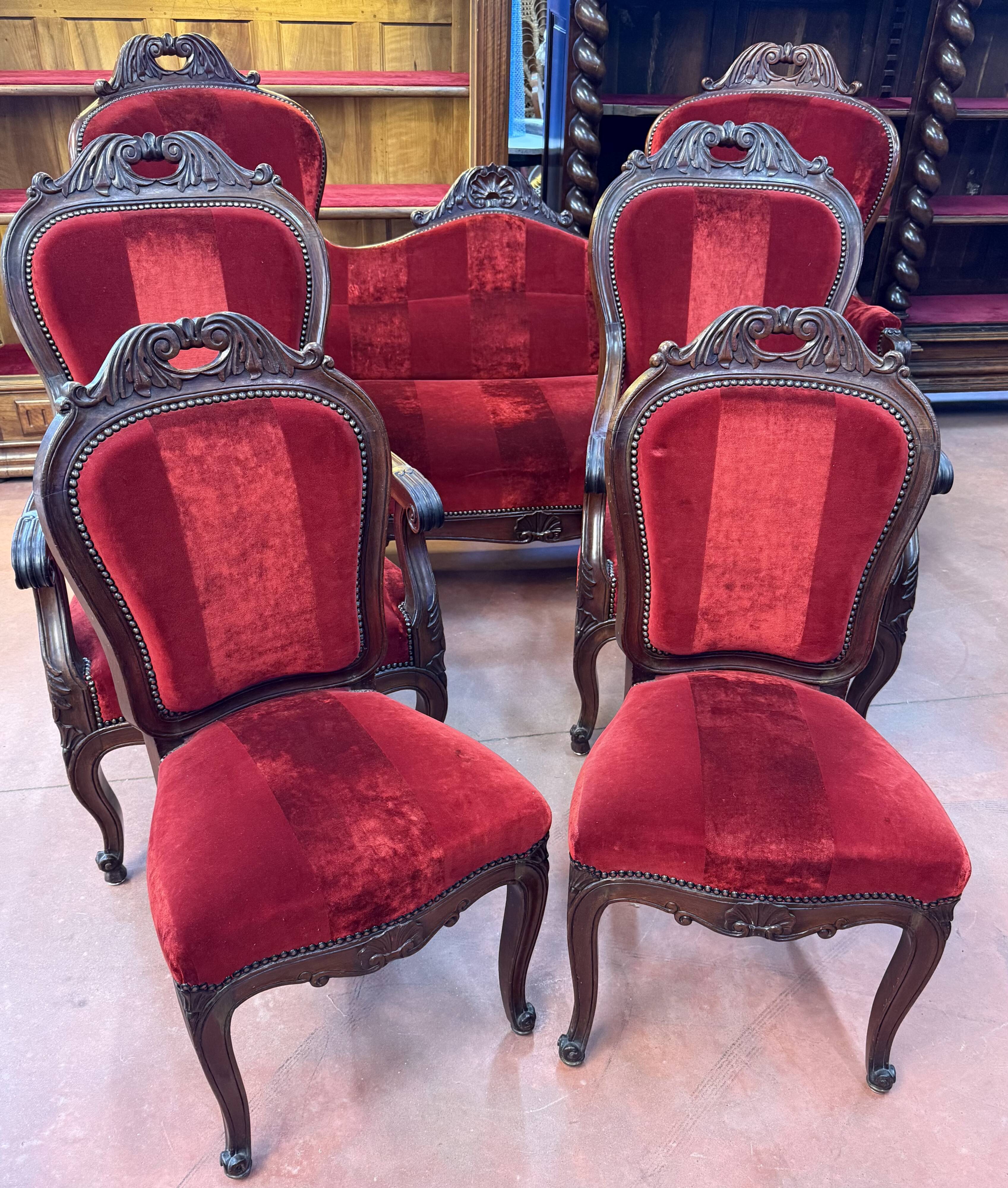 Salon de style Napoléon III, d'époque XX ème siècle