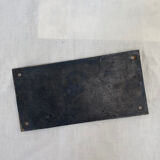 Enameled exit sign