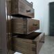 Louis XVI style mahogany bedside table