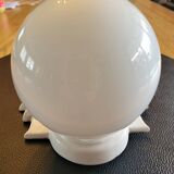 Porcelain wall light - opaline globe