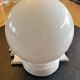 Porcelain wall light - opaline globe