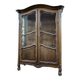 Display Cabinet Silver Cabinet Bookcase Provence Rocaille Louis XV Carved Oak 1960