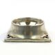 Art Deco salt shaker, silver-plated brass, United Kingdom, 1950s