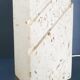 LUM lamp foot in vintage 1970 travertine