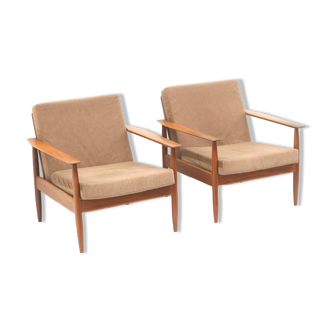 Ensemble de 2 fauteuils danois, années 1960