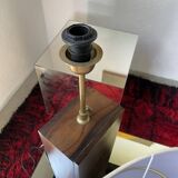 1950s wooden table lamp