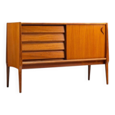 Bosteels Meubelen unique petit buffet en noyer Belgique 1960
