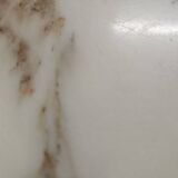Table basse chromé marble 1970"vintage