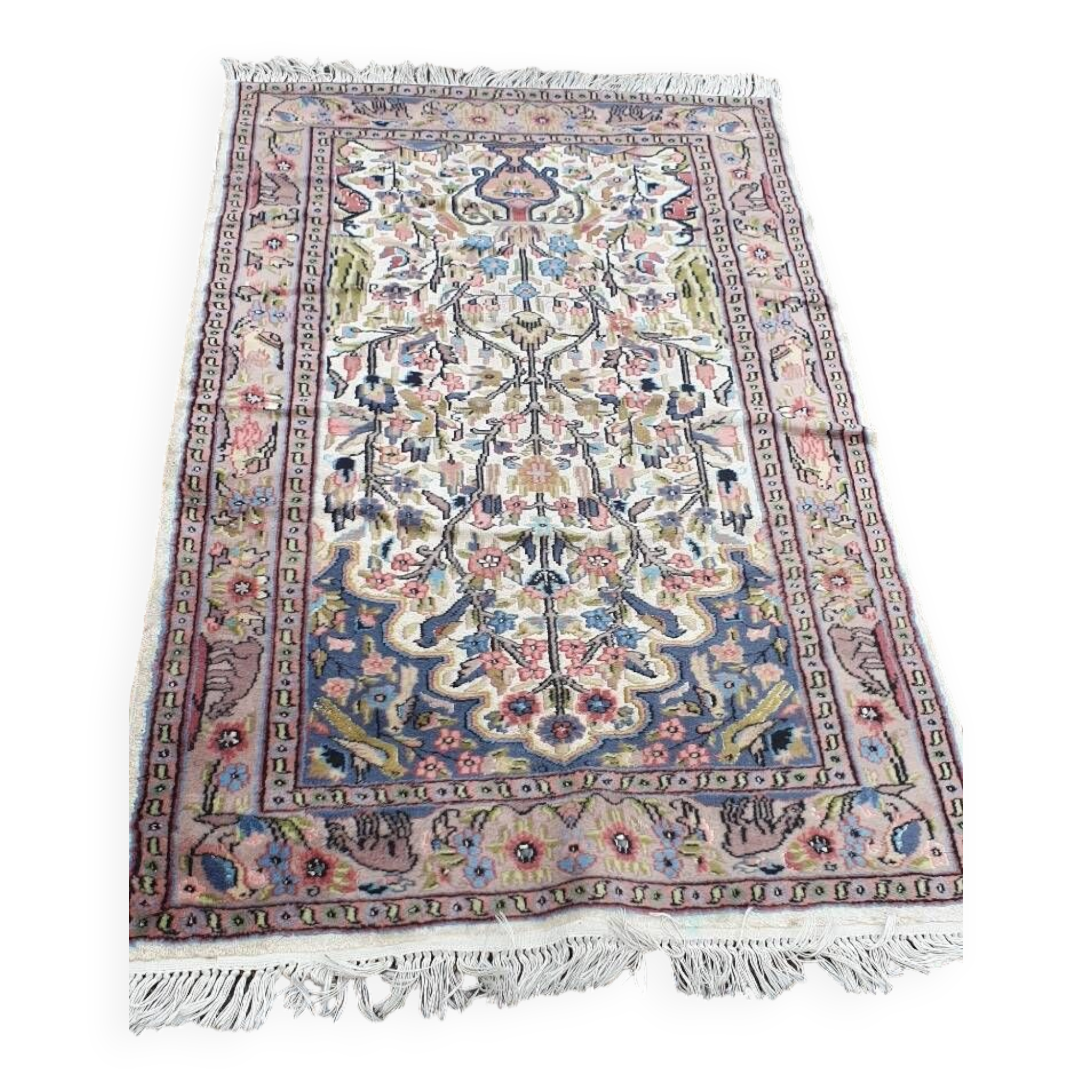 Oriental wool velvet rug