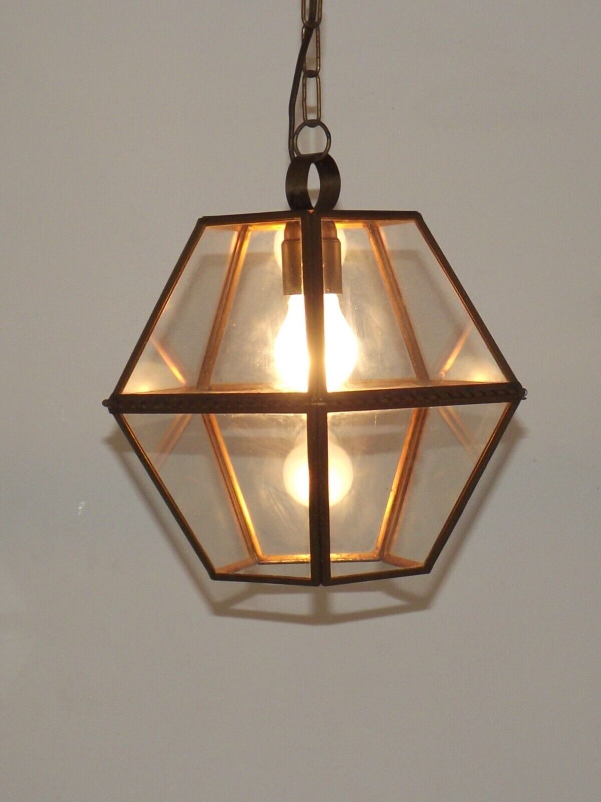 Vintage french copper lantern