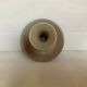 Beige and blue ceramic candlestick