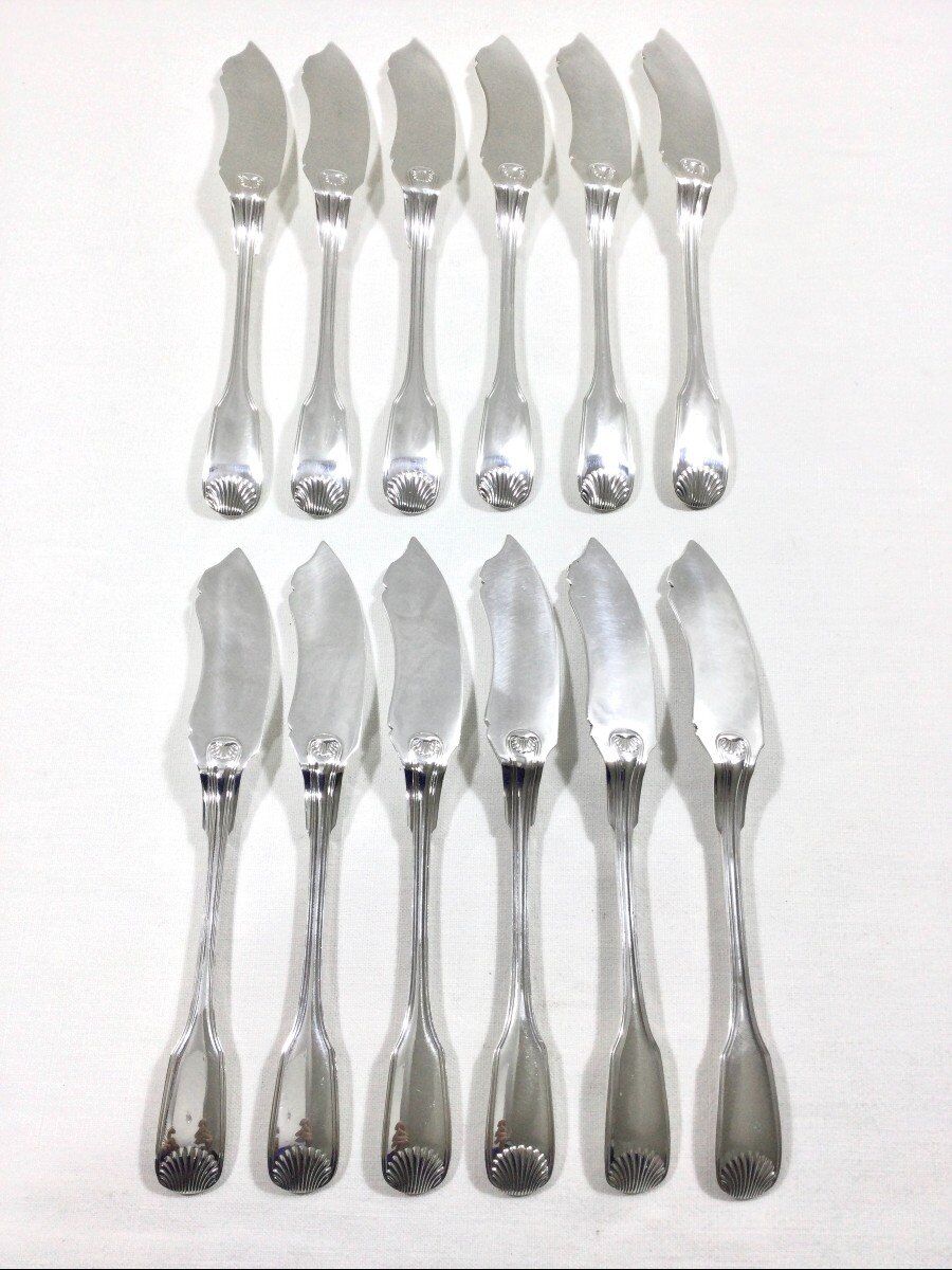 Cailar Bayard 12 Cutlery to Fish Shell