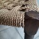 Tabouret bois et corde