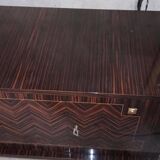 Vintage sideboard in lacquered macassar ebony
