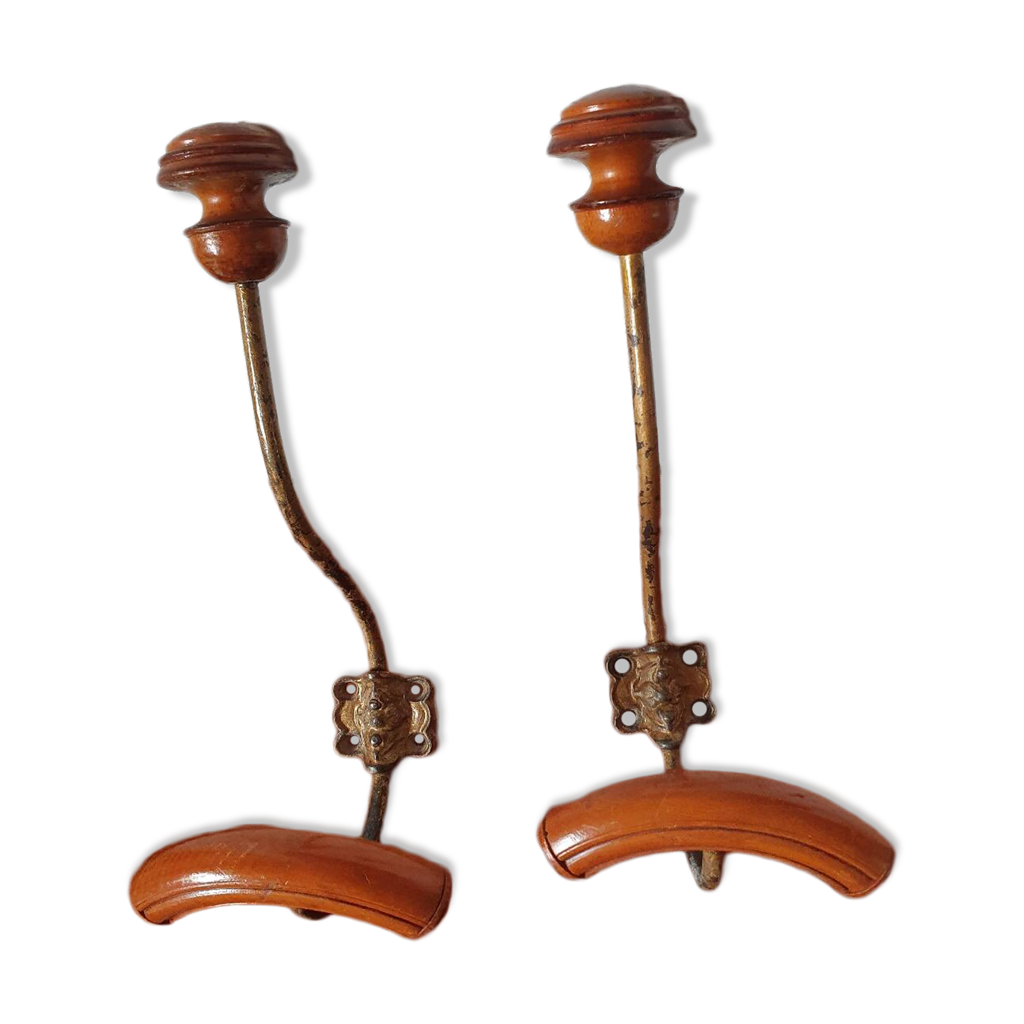 evory Lot de 2 porte-manteaux muraux de 43,2 cm, crochets muraux en