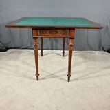 Table à système en marqueterie, style louis xvi – 2ème moitié xixe
