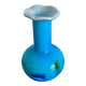 Soliflore collar vase in colored glass