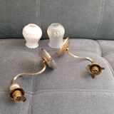 Set of Golden Wall Sconces
