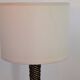 Lampe en laiton torsadé