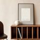 Vinyl Record Storage Cabinet Walnut "Silene"
