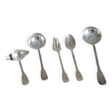 Ercuis silver-plated serving cutlery