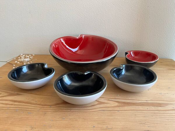 Service céramique vintage Fernand Elchinger