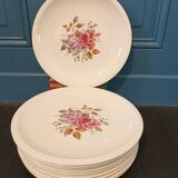 Assiettes plates Gien