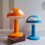 Pair cloud mushroom Skojig lamps by Henrik Preutz for IKEA