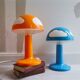 Pair cloud mushroom Skojig lamps by Henrik Preutz for IKEA